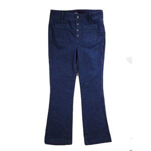 NYDJ Marilyn Straight Lift Tuck Tech Women's 4 Dark Wash Jean Pants Stretch